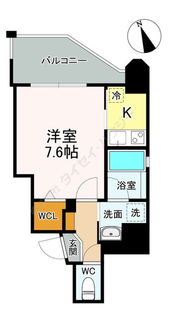 ｖｅｌｏｃｅＩＩＩ 4階 1K 賃貸物件詳細