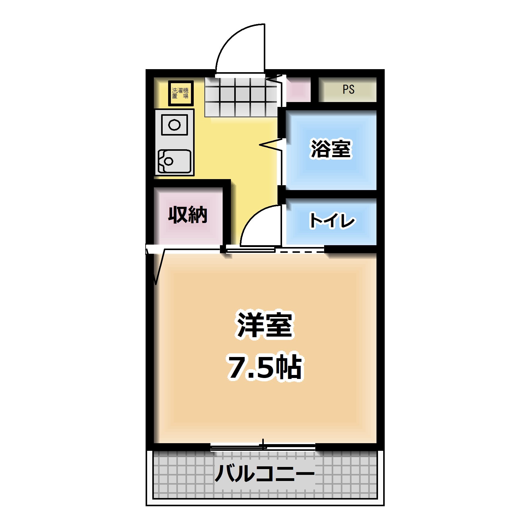 静岡県沼津市御幸町 沼津駅 1K マンション 賃貸物件詳細