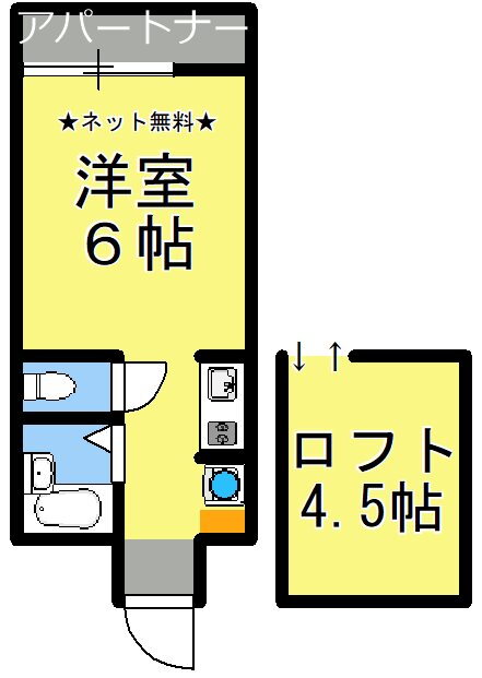 鹿児島県鹿児島市紫原３ 宇宿一丁目駅 1K アパート 賃貸物件詳細