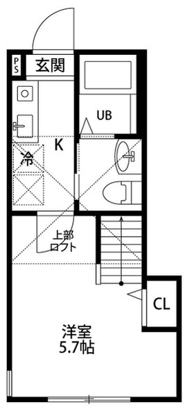神奈川県大和市福田６ 桜ヶ丘駅 1K アパート 賃貸物件詳細