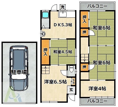 兵庫県神戸市長田区檜川町１ 丸山駅 5DK 一戸建て 賃貸物件詳細