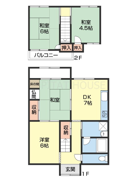 和歌山県和歌山市粟 紀ノ川駅 4DK 一戸建て 賃貸物件詳細