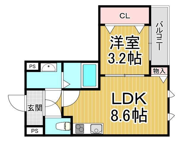兵庫県西宮市甲子園七番町 鳴尾・武庫川女子大前駅 1LDK アパート 賃貸物件詳細