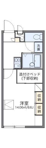 千葉県千葉市若葉区貝塚町 千葉駅 1K アパート 賃貸物件詳細