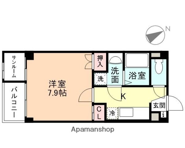 富山県富山市天正寺 不二越駅 1K マンション 賃貸物件詳細