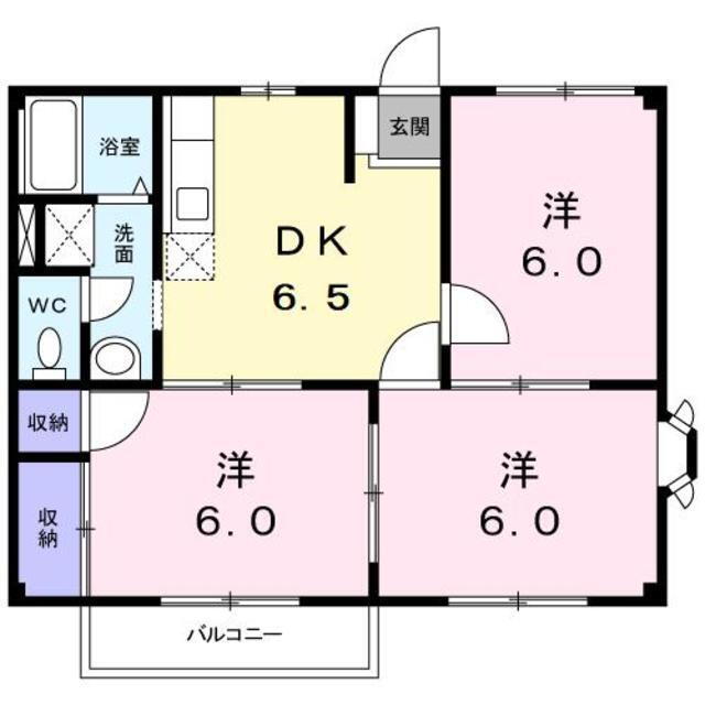兵庫県姫路市田寺２ 姫路駅 3DK アパート 賃貸物件詳細