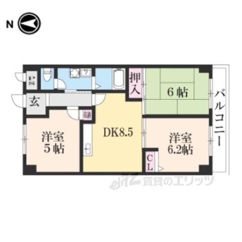 奈良県磯城郡田原本町大字三笠 田原本駅 3DK マンション 賃貸物件詳細
