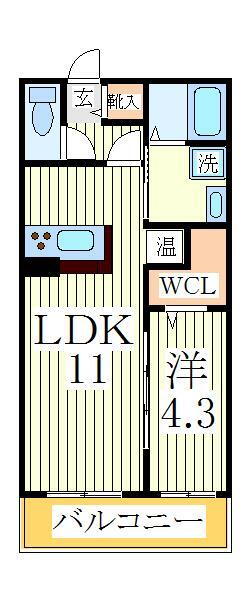 千葉県柏市東１ 柏駅 1LDK アパート 賃貸物件詳細