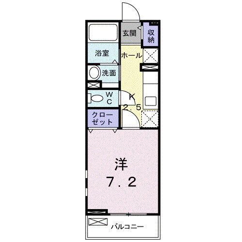 和歌山県和歌山市関戸２ 和歌山市駅 1K アパート 賃貸物件詳細