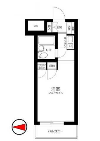 東京都世田谷区世田谷１ 上町駅 1K マンション 賃貸物件詳細