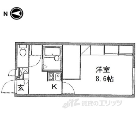 奈良県葛城市八川 尺土駅 1K アパート 賃貸物件詳細