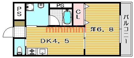 ラ・ドルチェ 1階 1DK 賃貸物件詳細