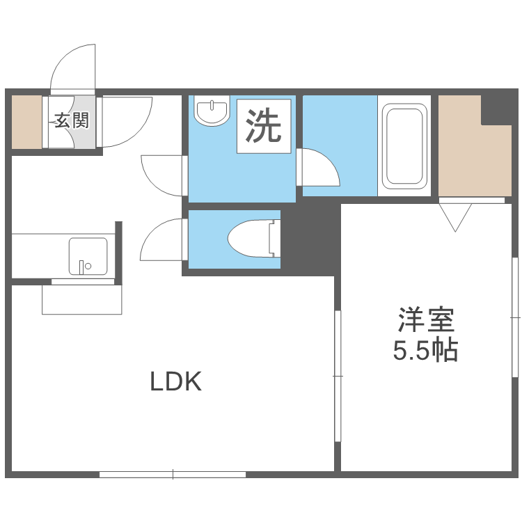 北海道札幌市白石区東札幌三条３ 東札幌駅 1LDK マンション 賃貸物件詳細