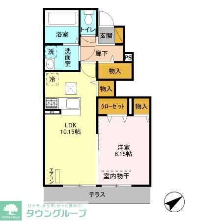 千葉県千葉市稲毛区宮野木町 稲毛駅 1LDK アパート 賃貸物件詳細