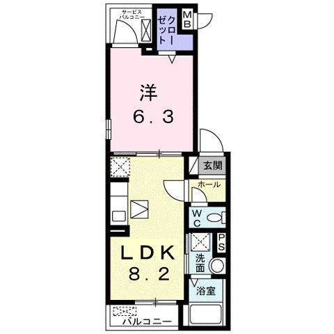 滋賀県守山市伊勢町 栗東駅 1LDK アパート 賃貸物件詳細