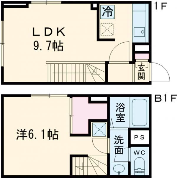 東京都杉並区松庵２ 西荻窪駅 1LDK マンション 賃貸物件詳細
