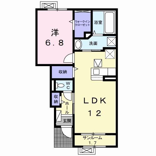 福井県小浜市多田 東小浜駅 1LDK アパート 賃貸物件詳細