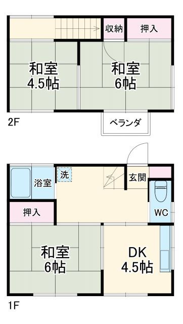 千葉県船橋市西習志野３ 北習志野駅 3DK 一戸建て 賃貸物件詳細