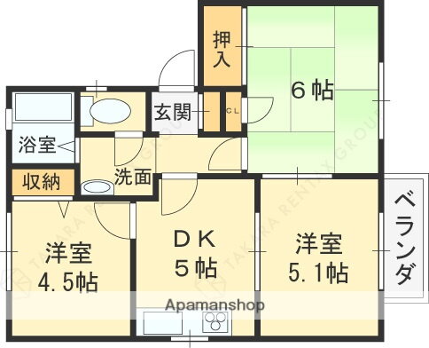 フォーレス信貴 2階 3K 賃貸物件詳細