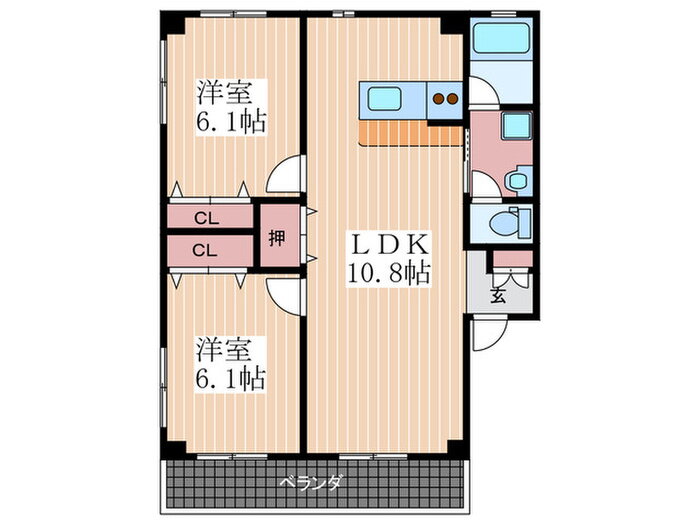 広島県広島市安佐南区上安２ 上安駅 2LDK アパート 賃貸物件詳細