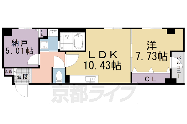 京都府京都市中京区九町目 二条城前駅 1SLDK マンション 賃貸物件詳細