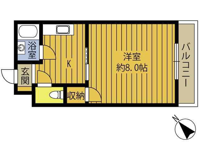 大分県大分市大字鴛野 大分大学前駅 1K マンション 賃貸物件詳細