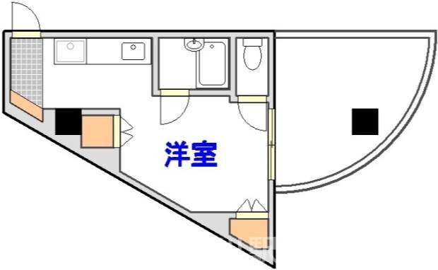 久保田ビル 2階 ワンルーム 賃貸物件詳細