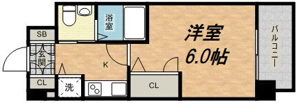 大阪府大阪市中央区上汐１ 谷町九丁目駅 1K マンション 賃貸物件詳細