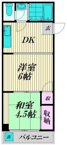 ハイツ柏 1階 2DK 賃貸物件詳細