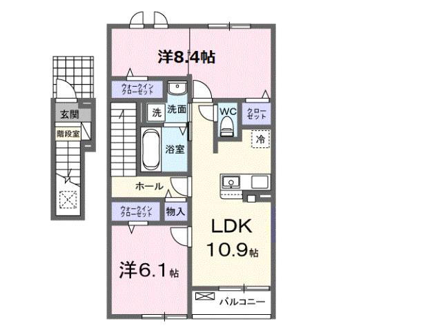 熊本県熊本市東区新南部４ 東海学園前駅 2LDK アパート 賃貸物件詳細