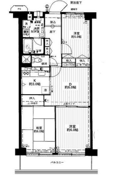 東京都板橋区中台１ 上板橋駅 3DK マンション 賃貸物件詳細