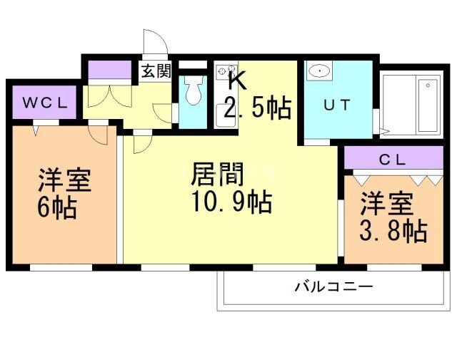 ＷＥＬＬ　ＢＲＩＧＨＴ東雲　ＲＥＳＩＤＥＮＣＥ 5階 2LDK 賃貸物件詳細