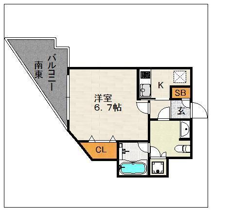 福岡県福岡市中央区白金２ 西鉄平尾駅 1K マンション 賃貸物件詳細