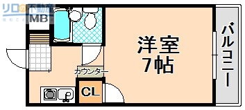 兵庫県伊丹市南野北２ 新伊丹駅 1K マンション 賃貸物件詳細