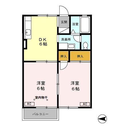 千葉県市原市山木 八幡宿駅 2DK アパート 賃貸物件詳細