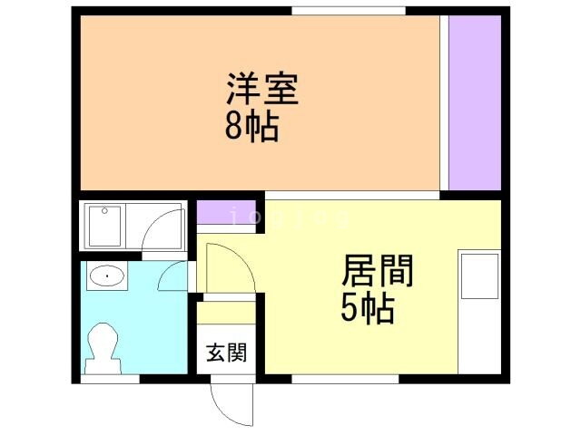 北海道札幌市清田区清田六条２ 1DK アパート 賃貸物件詳細