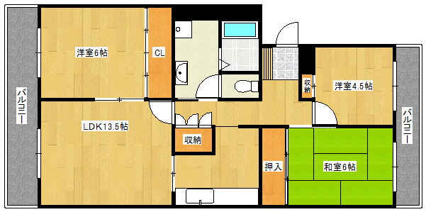 福岡県久留米市津福今町 聖マリア病院前駅 3LDK マンション 賃貸物件詳細