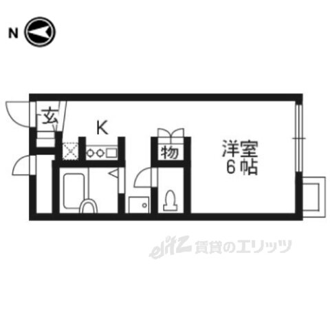 京都府京都市南区上鳥羽南戒光町 上鳥羽口駅 1K アパート 賃貸物件詳細