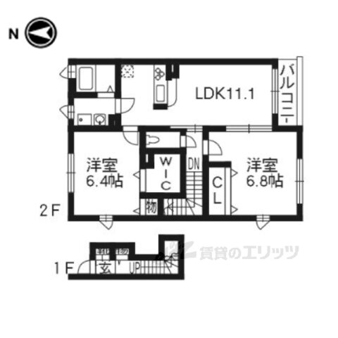 京都府京都市左京区岩倉下在地町 国際会館駅 2LDK アパート 賃貸物件詳細