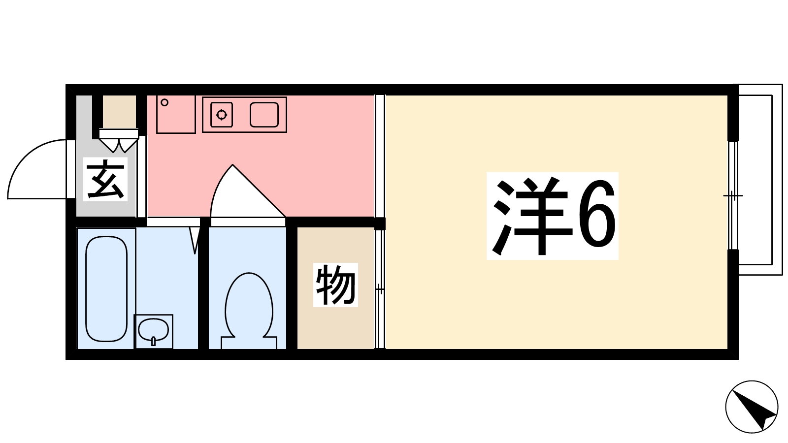 兵庫県姫路市白浜町神田１ 白浜の宮駅 1K アパート 賃貸物件詳細