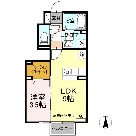 富山県小矢部市綾子 石動駅 1LDK アパート 賃貸物件詳細