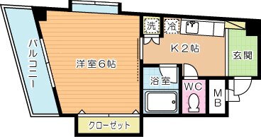 福岡県北九州市小倉北区高峰町 西小倉駅 1K マンション 賃貸物件詳細