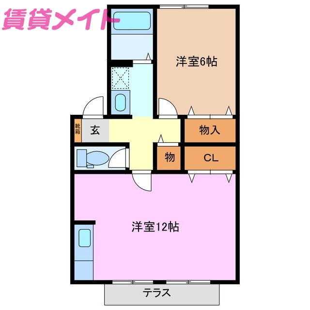 三重県いなべ市員弁町畑新田 楚原駅 1LDK アパート 賃貸物件詳細