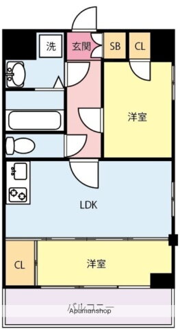神奈川県川崎市川崎区宮本町 京急川崎駅 2LDK マンション 賃貸物件詳細