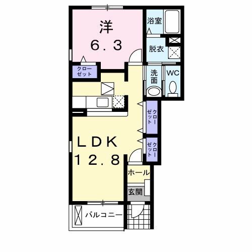 群馬県渋川市中郷 敷島駅 1LDK アパート 賃貸物件詳細