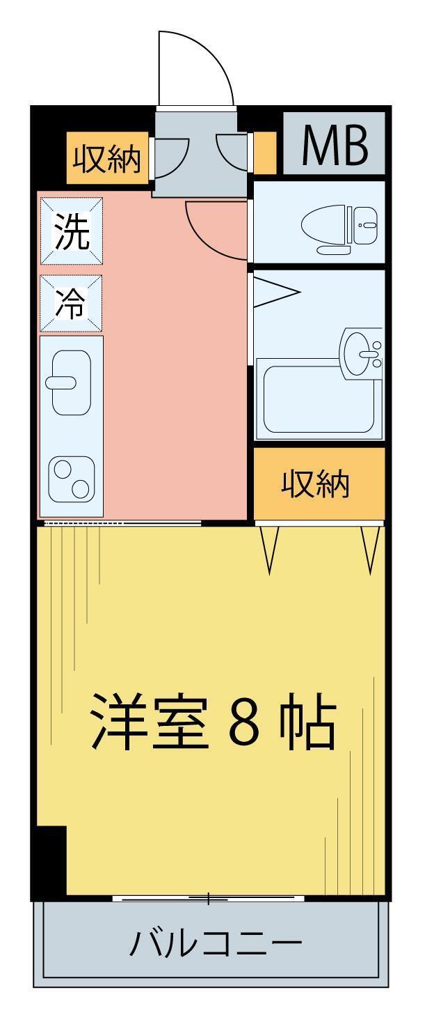 ラ・フランスマンション本町 1階 1K 賃貸物件詳細