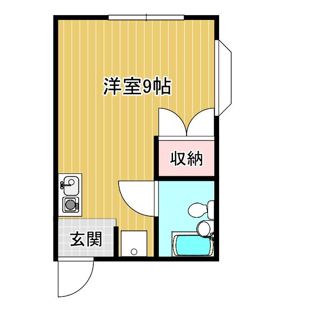 神奈川県横浜市神奈川区旭ケ丘 反町駅 ワンルーム アパート 賃貸物件詳細