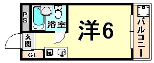 兵庫県尼崎市南武庫之荘３ 武庫之荘駅 ワンルーム マンション 賃貸物件詳細