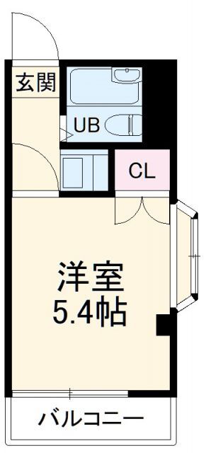 神奈川県川崎市中原区木月３ 元住吉駅 1K マンション 賃貸物件詳細