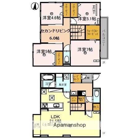 Ｄ－ＲＯＯＭ　Ｅｓｔ 2階 4LDK 賃貸物件詳細